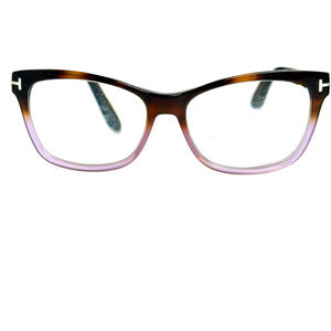 Tom Ford Eyeglasses Frames Only, TF 5424 56A, 53-15-140, Brown/Purple H19885